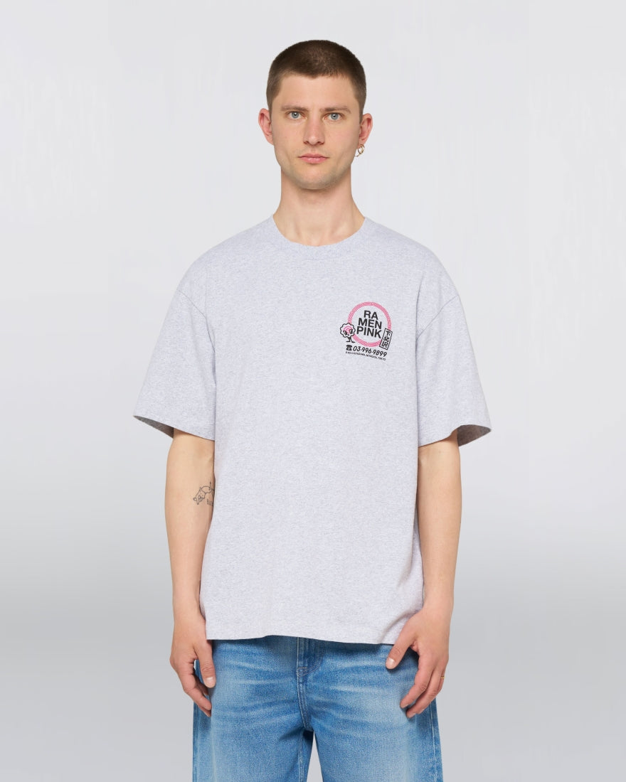 Edwin Ramen Pink TS Grey Marl