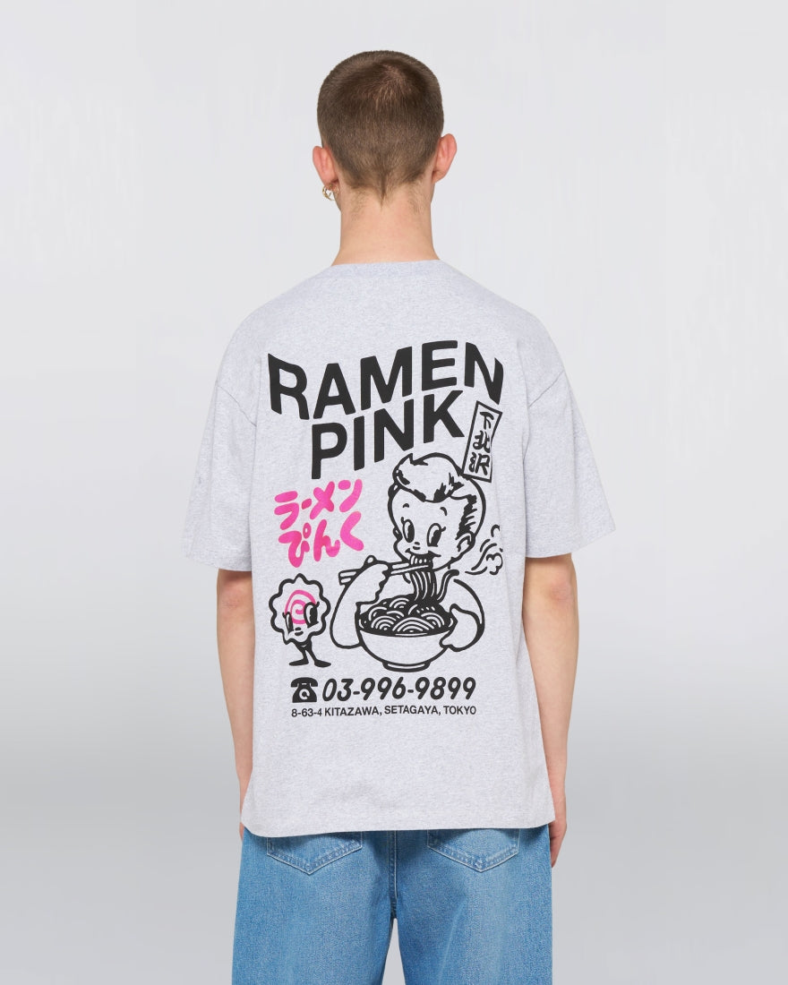 Edwin Ramen Pink TS Grey Marl
