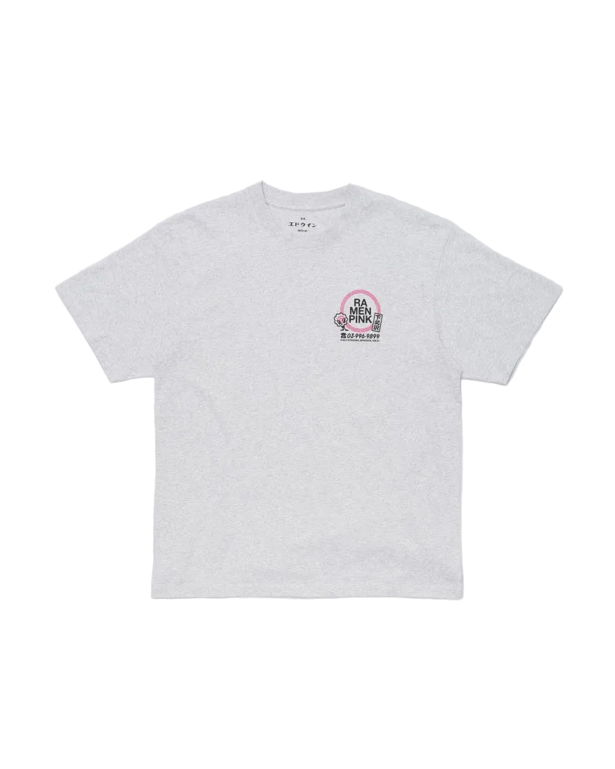 Edwin Ramen Pink TS Grey Marl