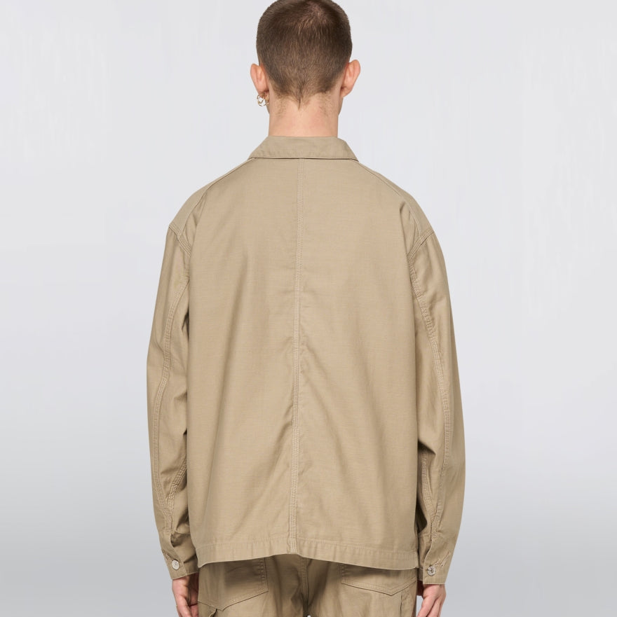 Edwin Coverall Shirt Beige