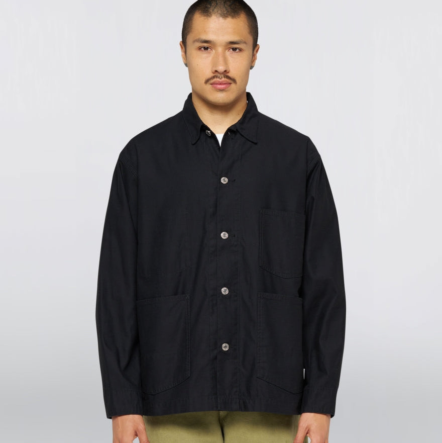 Edwin Coverall Shirt Black