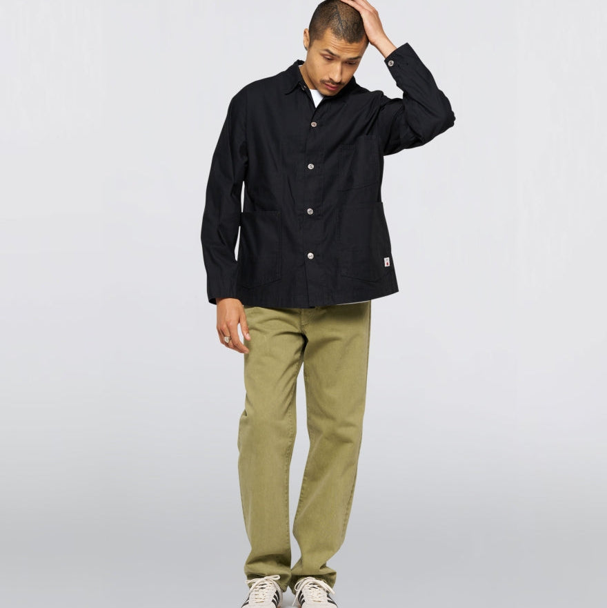 Edwin Coverall Shirt Black