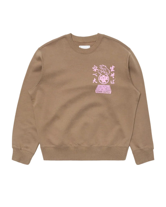 Edwin Soba Yasubé Sweat Walnut