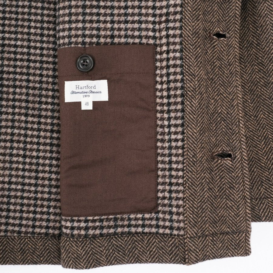 Hartford Jamison Woven Jacket Brown