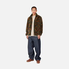 Load image into Gallery viewer, Carhartt WIP Jebson Sweat Jacket Camo Leo Tamarind / Black
