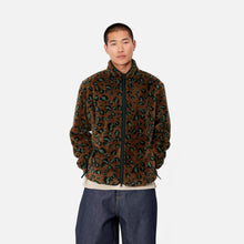 Load image into Gallery viewer, Carhartt WIP Jebson Sweat Jacket Camo Leo Tamarind / Black
