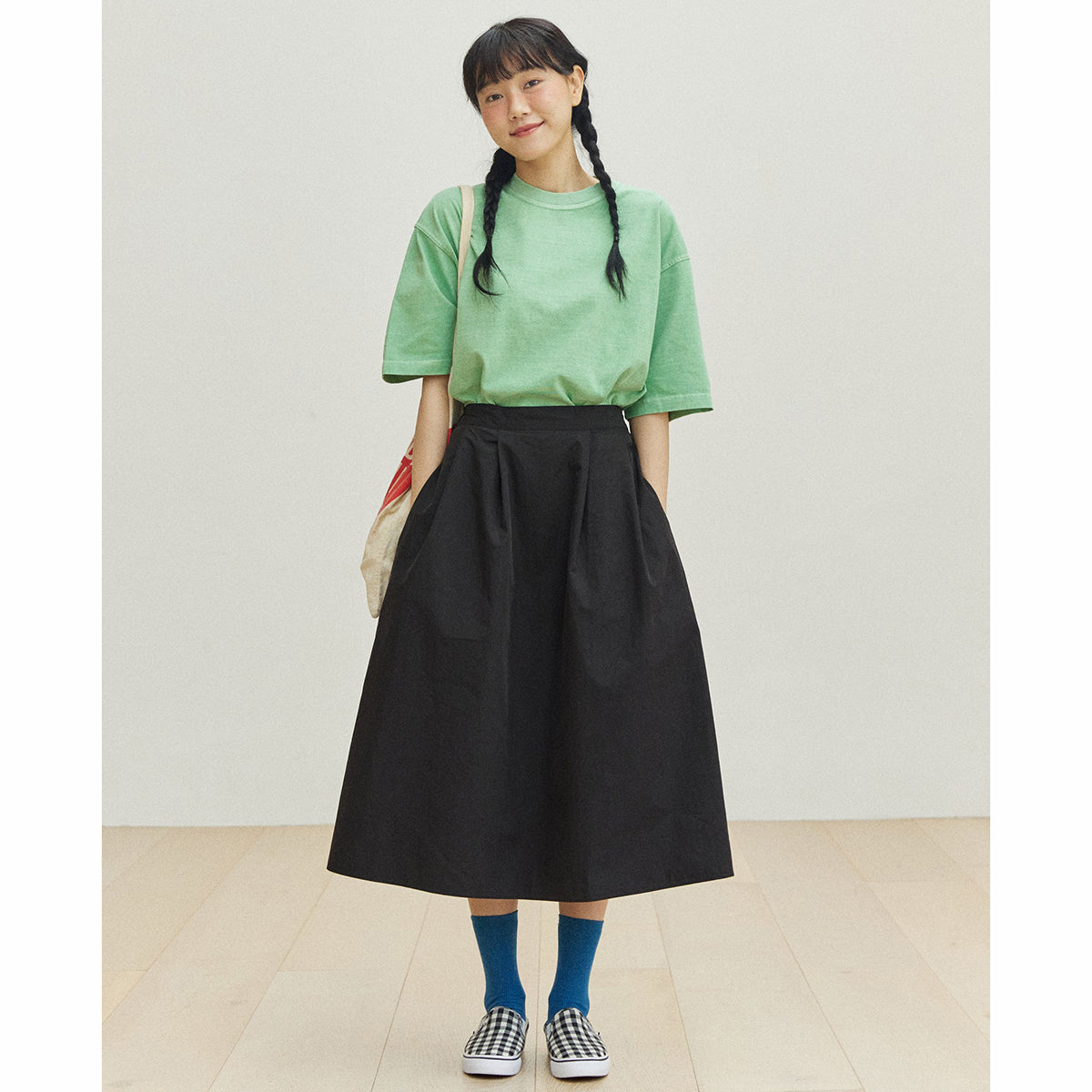 Kappy Design Pigment Dye T-shirt Mint