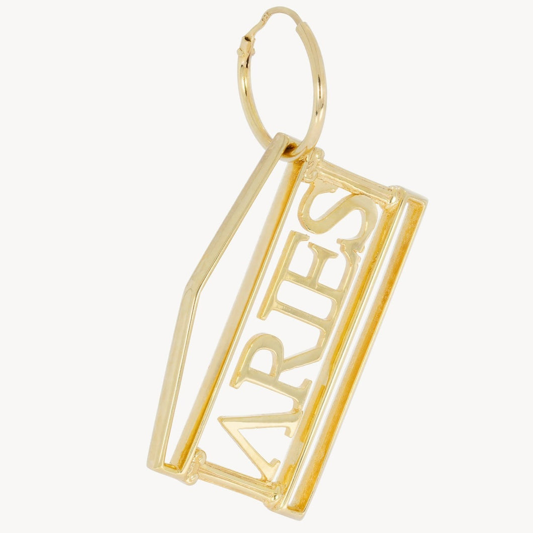 Aries Temple Earring Gold