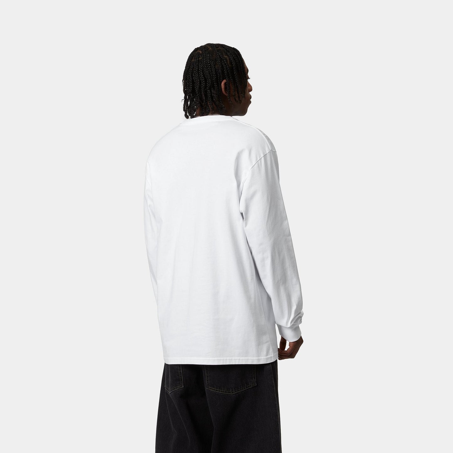 Carhartt WIP Chase L/S T-Shirt White
