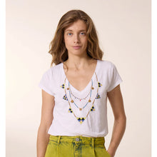 Load image into Gallery viewer, Leon &amp; Harper Tonton T-Shirt Brodery White
