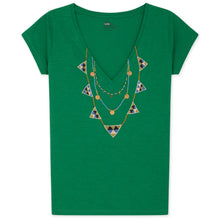 Load image into Gallery viewer, Leon &amp; Harper Tonton T-Shirt Brodery Green
