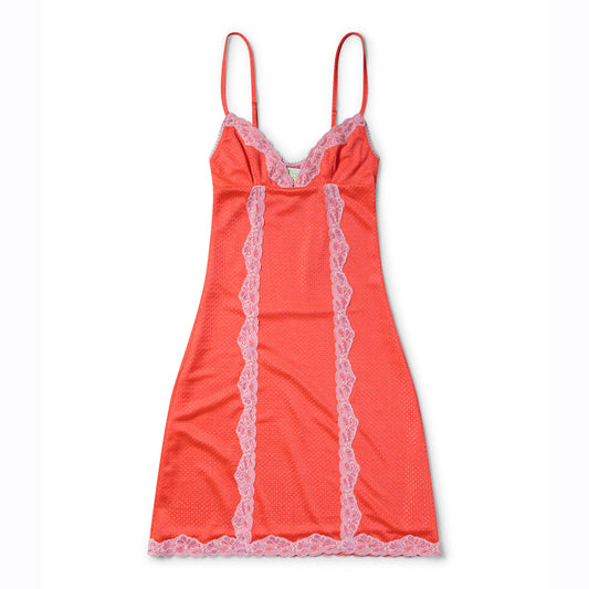 Aries airtex lace Lexi dress Hot pink
