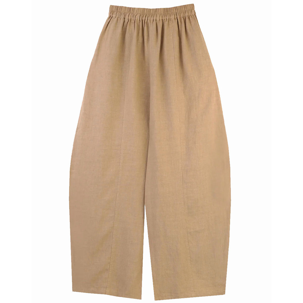 L.F.Markey Basic Linen Trouser Stone