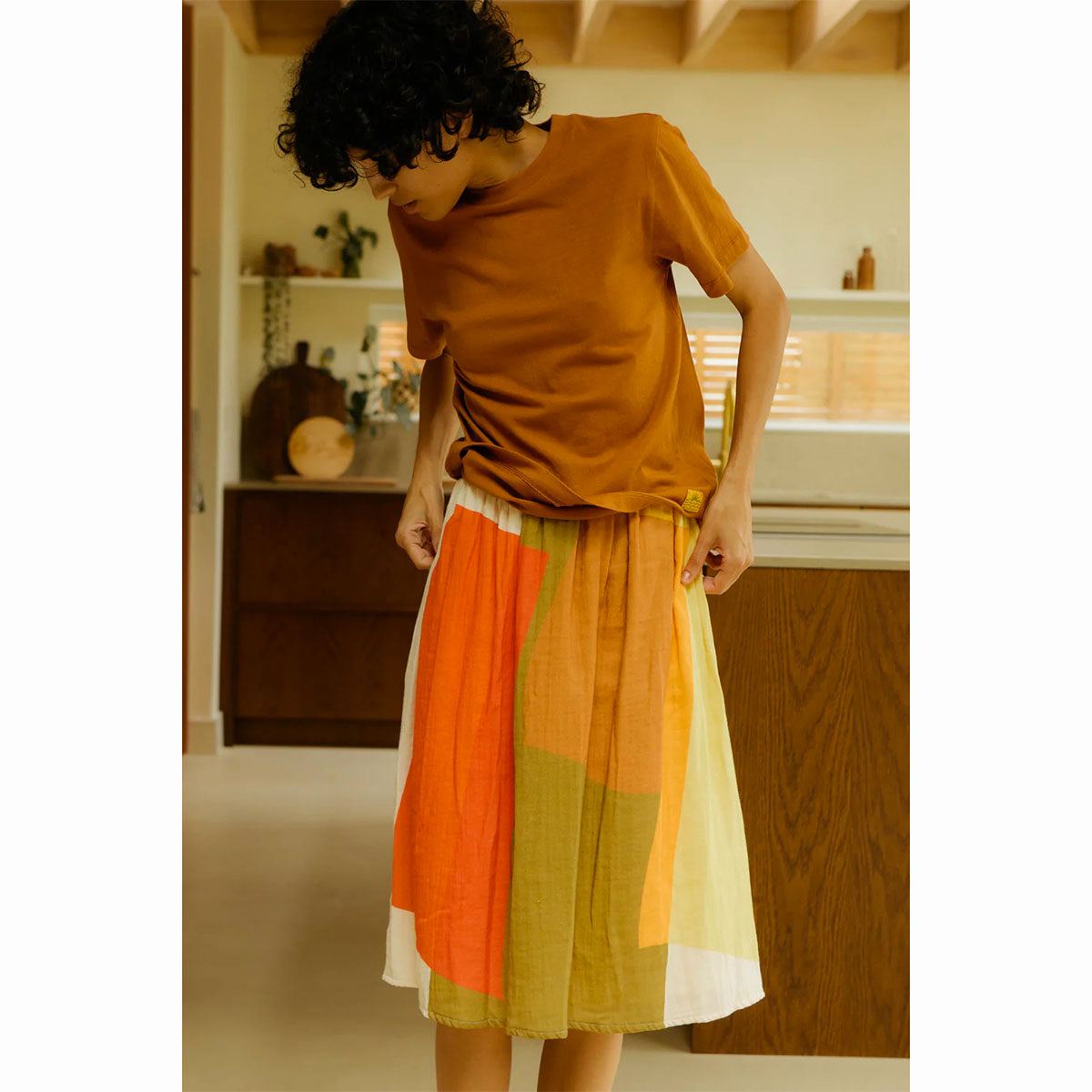 L.F.Markey Russell Skirt Canopy Print