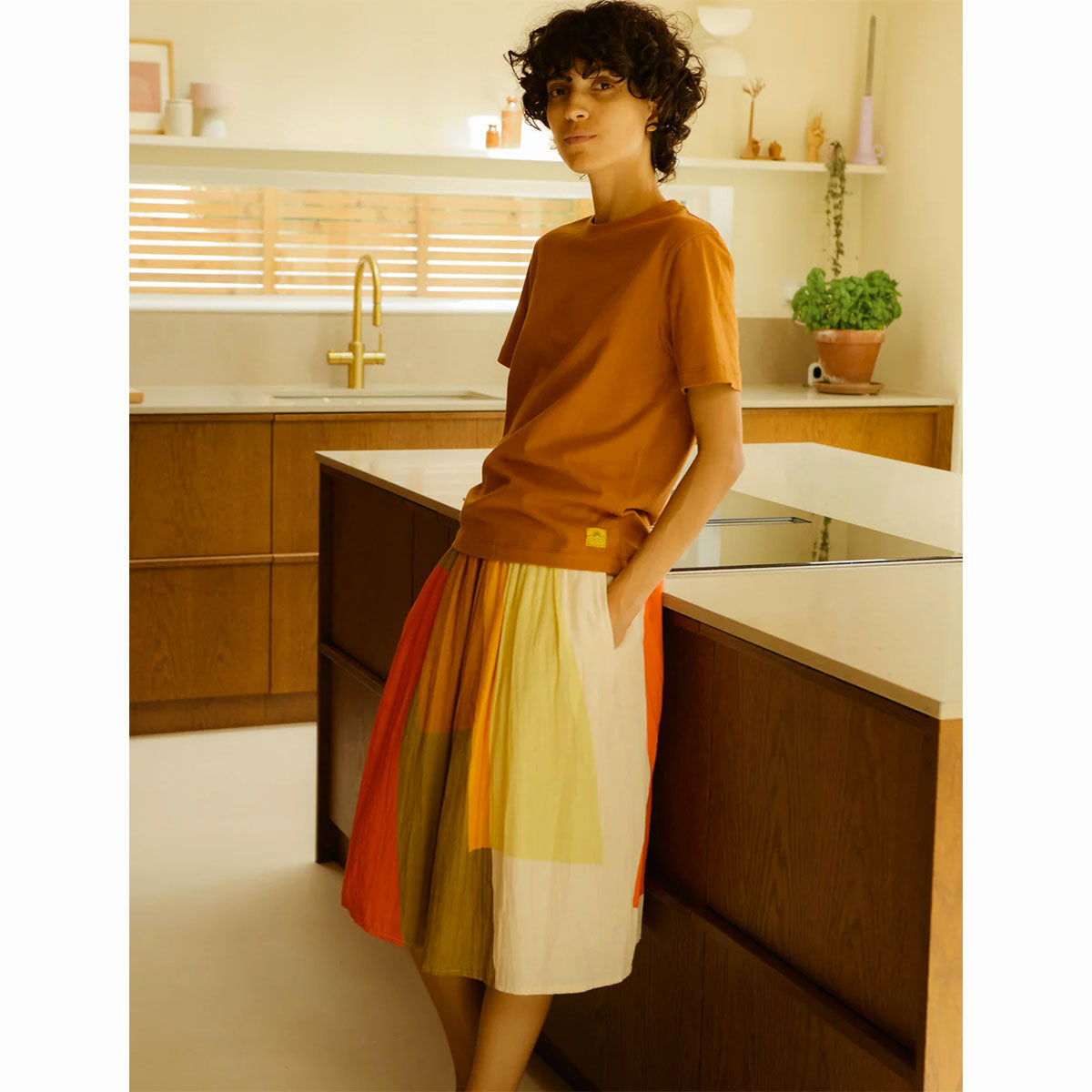 L.F.Markey Russell Skirt Canopy Print
