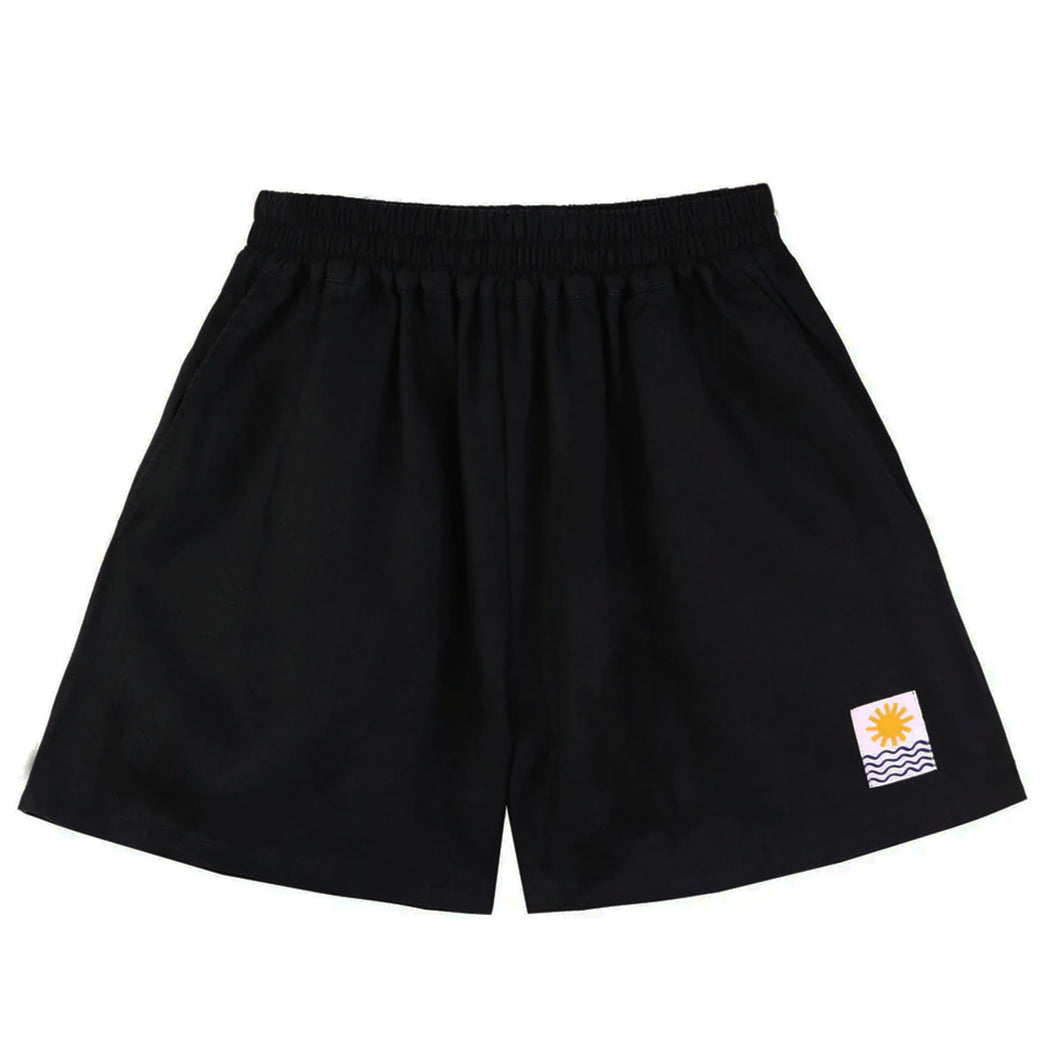 L.F.Markey Basic Linen Shorts Black