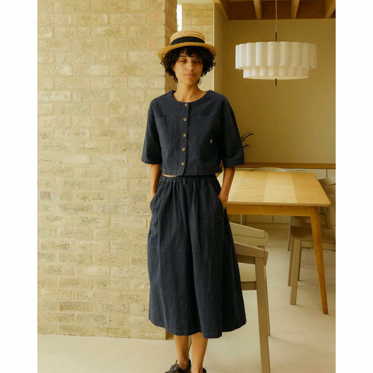 L.F.Markey Emile Skirt Navy