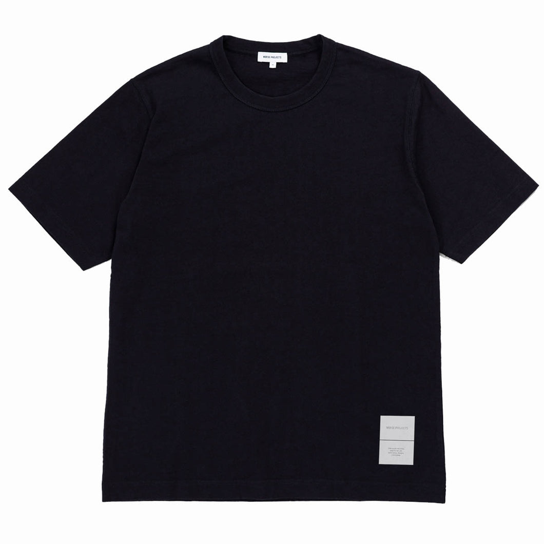 Norse Projects Holger Relaxed Organic Heavy Tab Series T-shirt Dark Navy