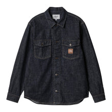 Load image into Gallery viewer, Carhartt WIP Lincoln Shirt Jac Blue Rinsed
