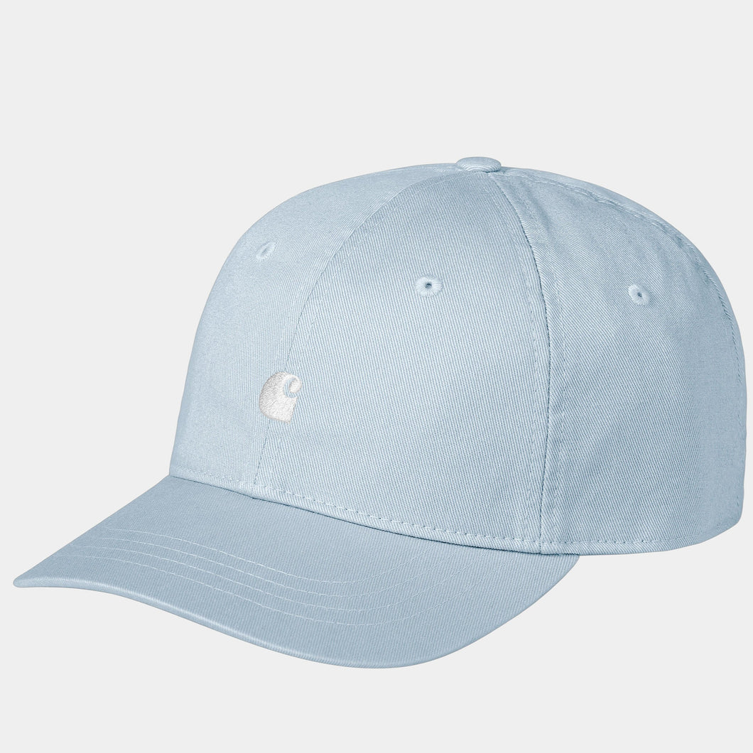 Carhartt WIP Madison Logo Cap Frosted Blue / White