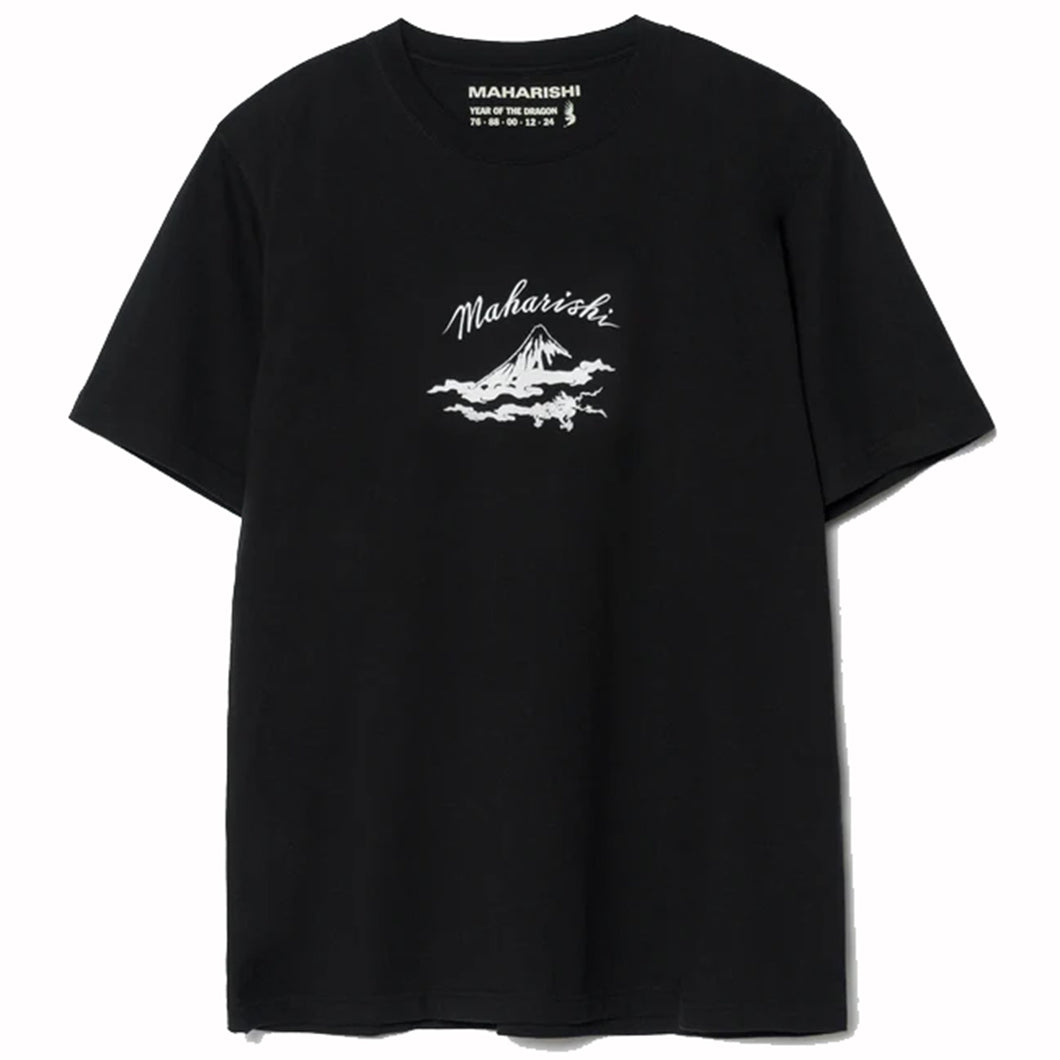 Maharishi Mount Fuji T-Shirt Black