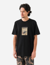 Load image into Gallery viewer, Maharishi Black Crow &amp; White Heron T-Shirt Black
