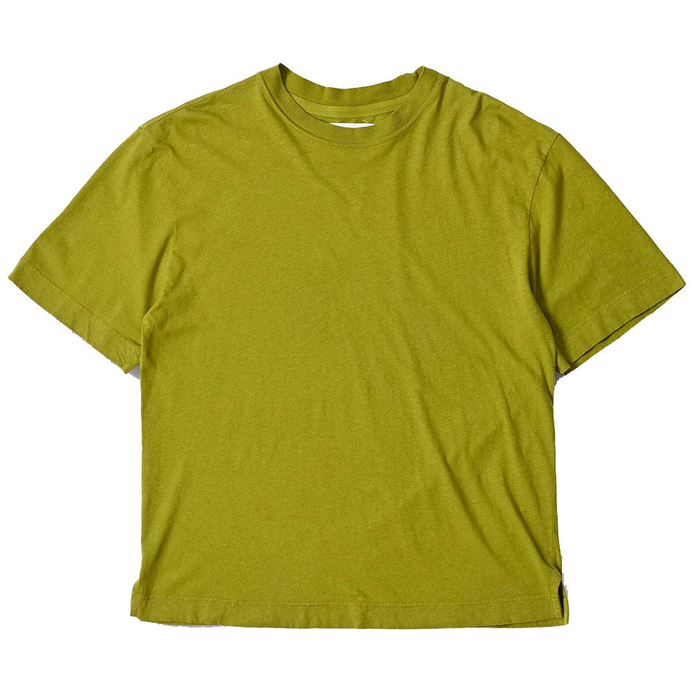 MHL Simple T-Shirt Cotton Linen Jersey Zest