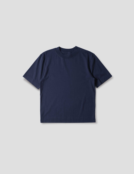 MHL Flatlock Crew Matte Jersey Indigo