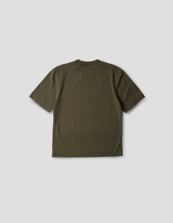 MHL Flatlock Crew Matte Jersey Olive