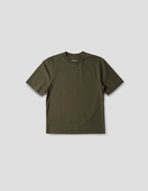 MHL Flatlock Crew Matte Jersey Olive