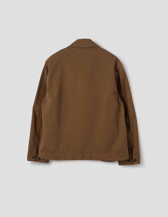 MHL Minimal Blazer Raised Cotton Drill Tobacco