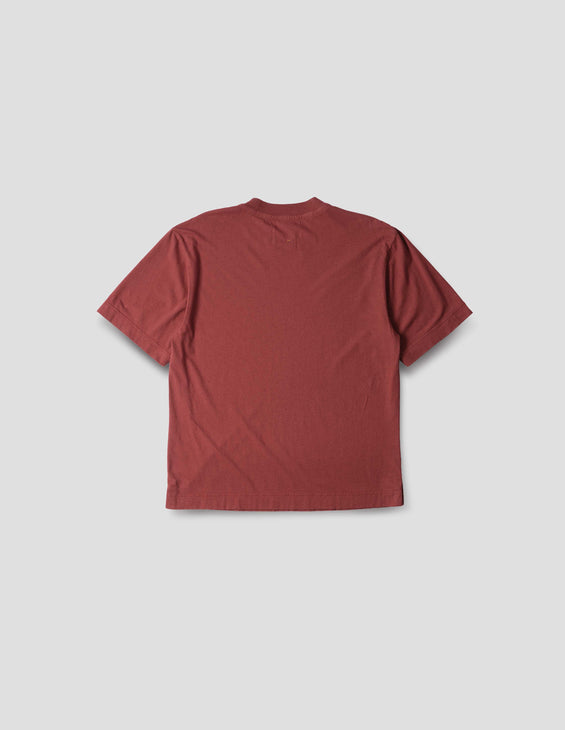 MHL Simple T-Shirt Linen Jersey Berry