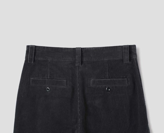 MHL Simple Trousers 8 Wale Corduroy Slate