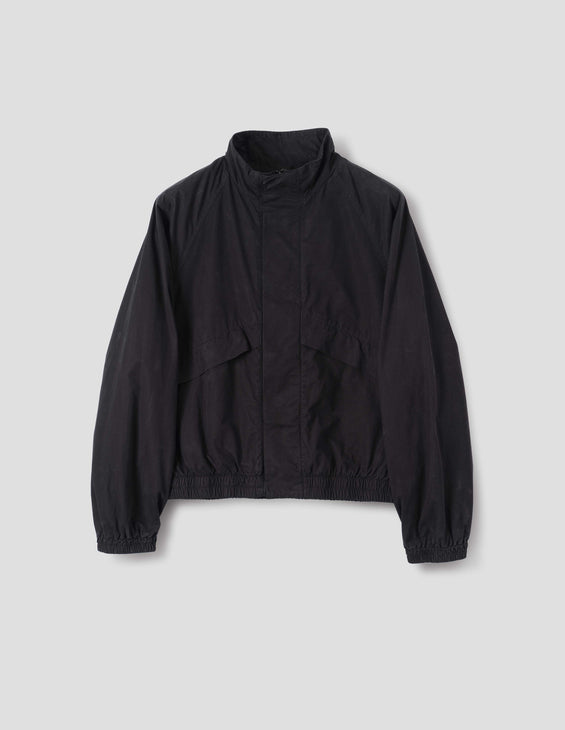 MHL Track Jacket Crisp Cotton Poplin Black