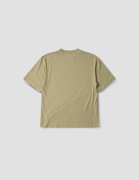 MHL Simple T-Shirt Linen Jersey Pale Green