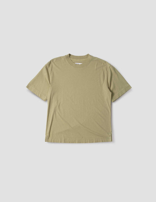 MHL Simple T-Shirt Linen Jersey Pale Green