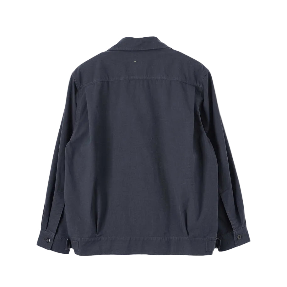MHL Utility Jacket Washed Cotton Ripstop Ink
