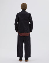 Load image into Gallery viewer, MHL W&#39; Asymmetric Collar Blazer Twiill Indigo
