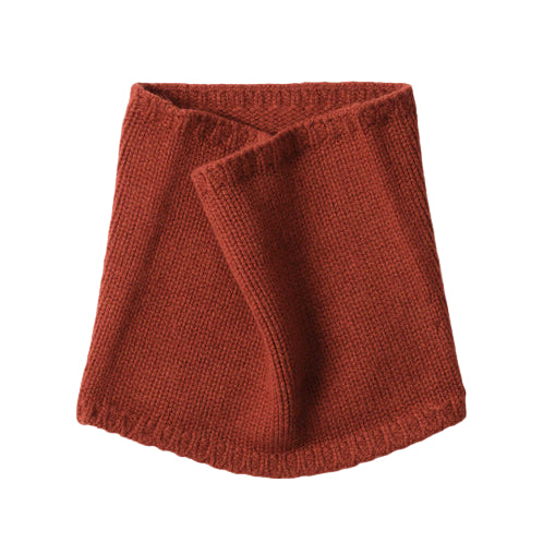 Margaret Howell Chunky Neckwarmer Merino Cashmere Paprika