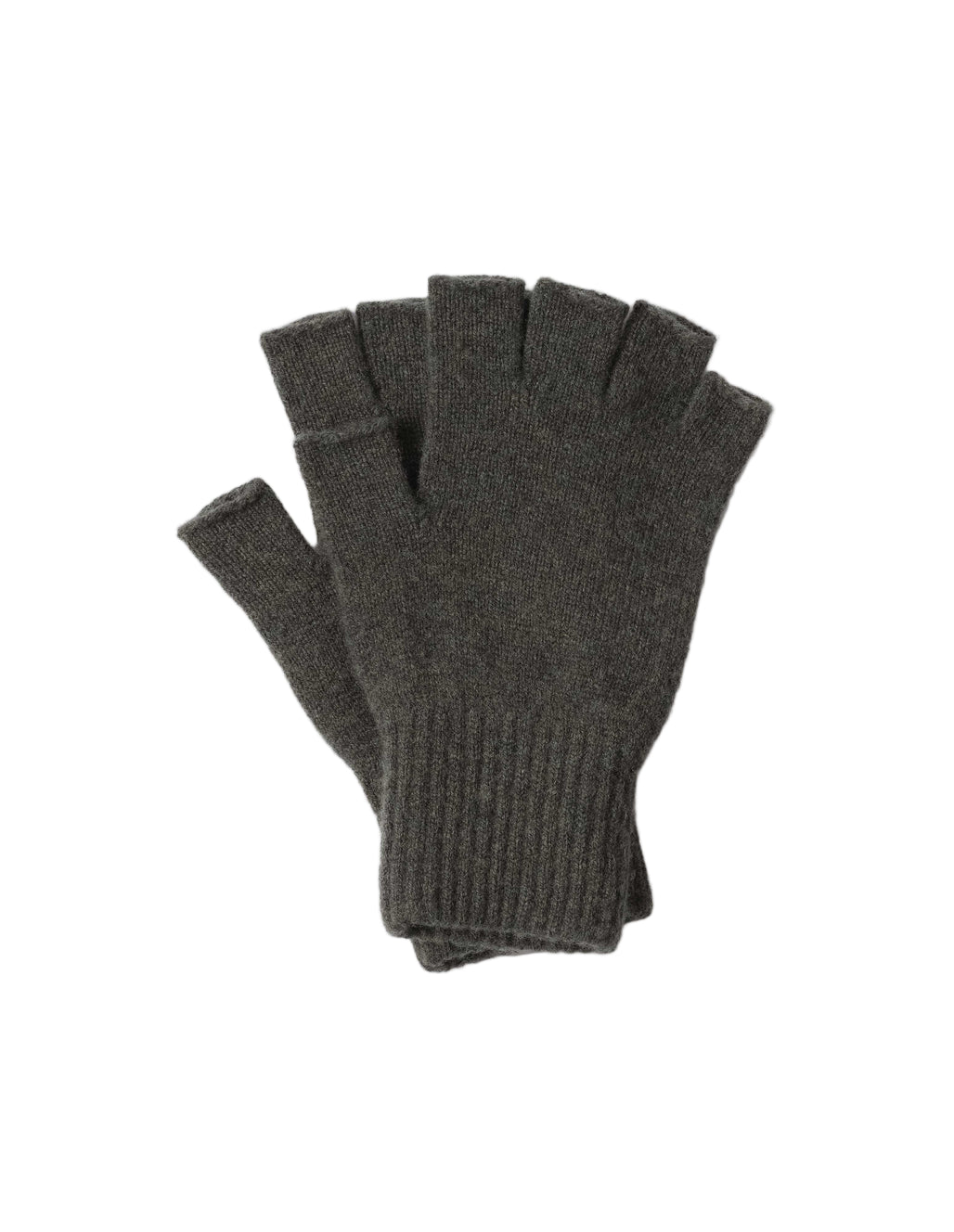 MHL Cut Off Glove Lambswool Seaweed