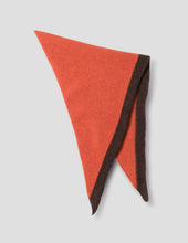 Load image into Gallery viewer, MHL Tipped Scout Scarf Lambswool Ember / Cocoa
