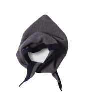 Load image into Gallery viewer, MHL Tipped Scout Scarf Lambswool Grey / Ink
