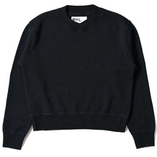 Load image into Gallery viewer, MHL W&#39; Crew Neck Utility Wool Deep Navy
