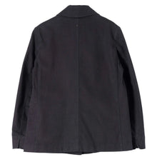 Load image into Gallery viewer, MHL W&#39; Asymmetric Collar Blazer Twiill Indigo
