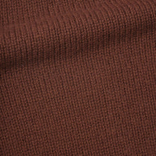Load image into Gallery viewer, MHL W&#39; 3 Chunky Crew Neck Slipover British Merino Rust Brown
