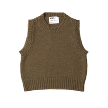 Load image into Gallery viewer, MHL W&#39; 3 Chunky Crew Neck Slipover British Merino Thicket
