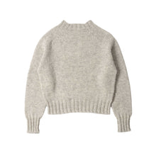 Load image into Gallery viewer, MHL W&#39; Chunky Seamless Crew Neck Rustic Wool Natural
