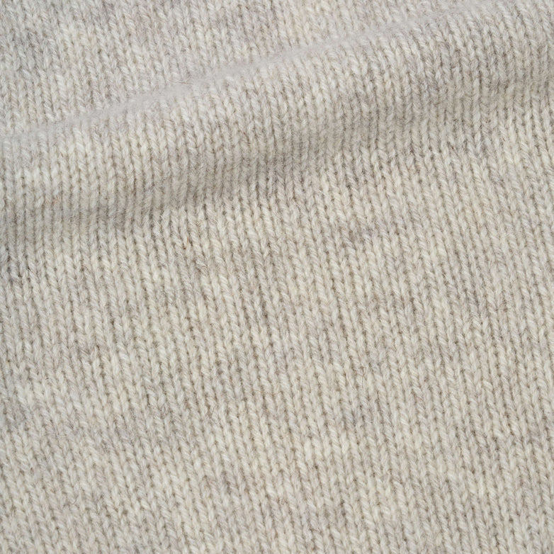 MHL W' Chunky Seamless Crew Neck Rustic Wool Natural