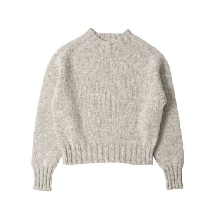 MHL W' Chunky Seamless Crew Neck Rustic Wool Natural