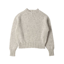 Load image into Gallery viewer, MHL W&#39; Chunky Seamless Crew Neck Rustic Wool Natural
